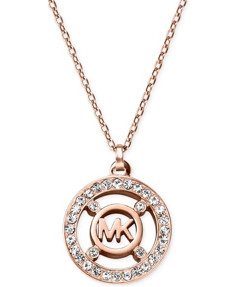 michael kors mk necklace and earrings|michael kors necklaces on sale.